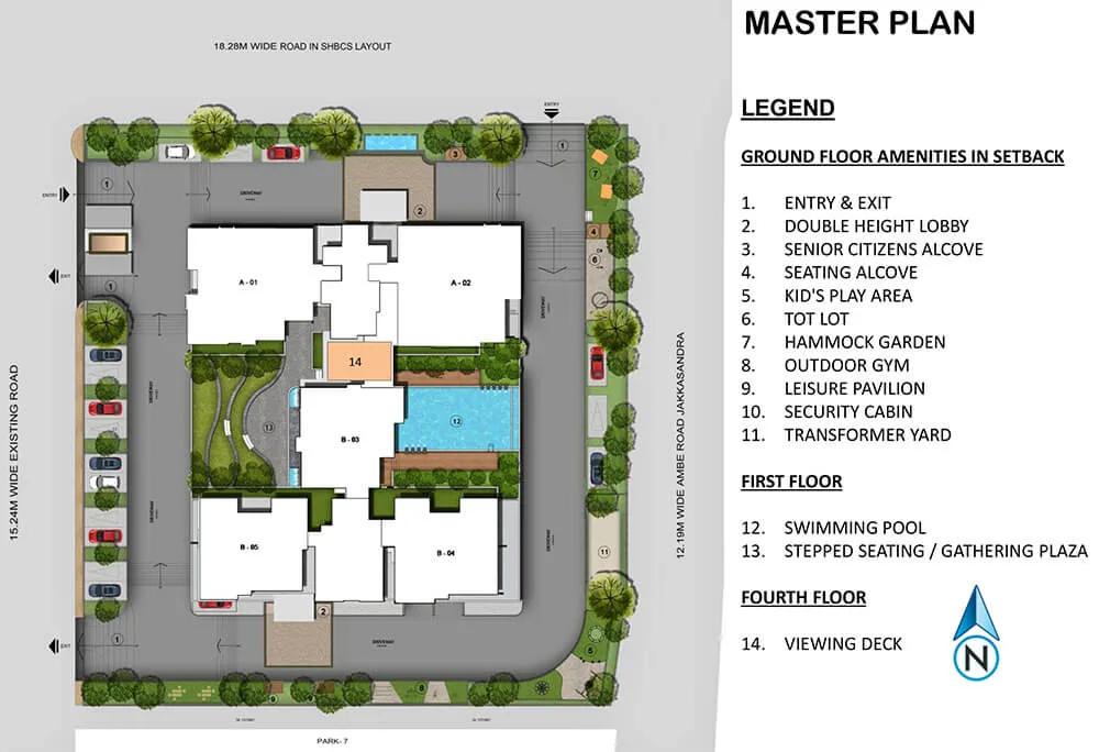 Layout plan of Radiance Platinum