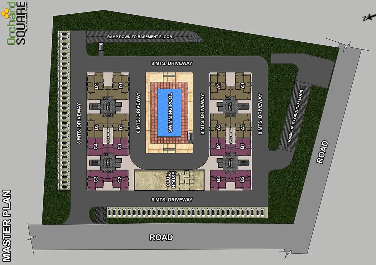 Layout plan of Valmark Orchard Square