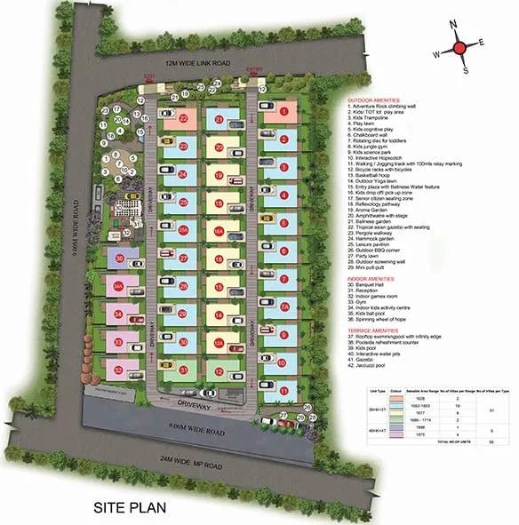 Layout plan of CasaGrand Florella