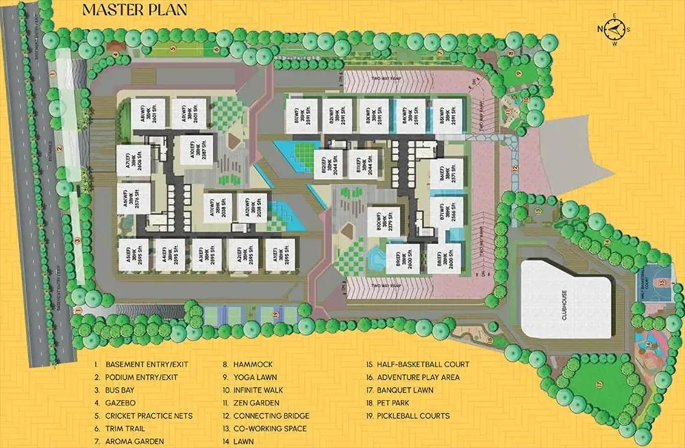 Layout plan of Nova by Raghava