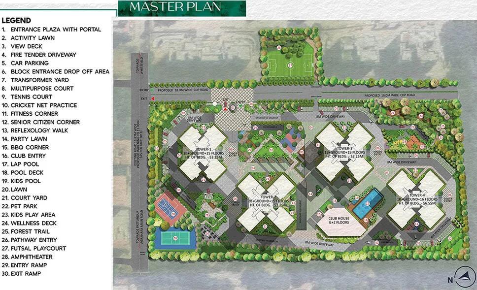 Layout plan of Prestige Pine Forest