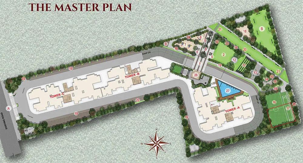 Layout plan of Shriram Codename Smash Hit