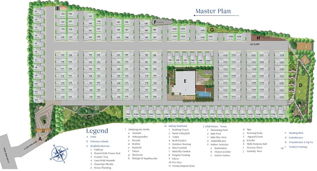 Layout plan of Kumari Nautilus