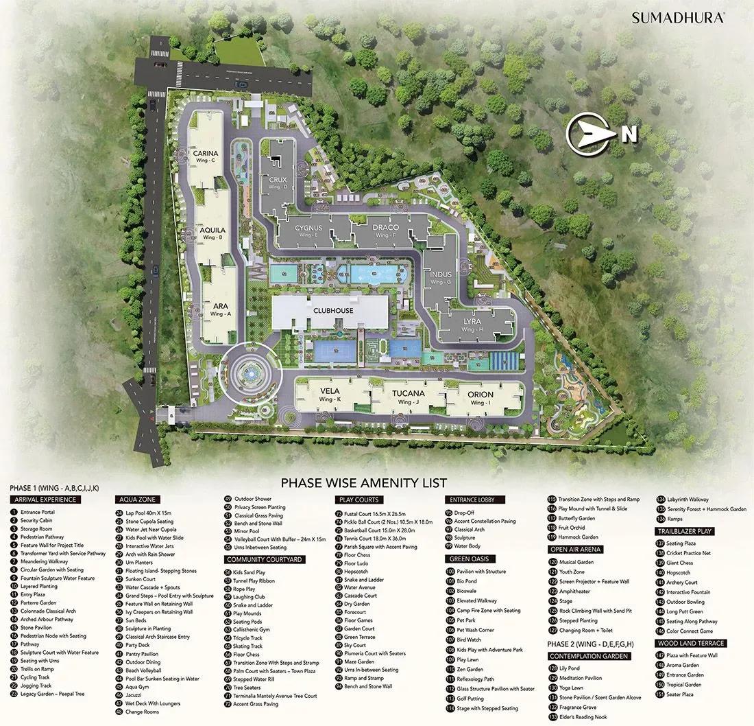 Layout plan of Sumadhura Edition