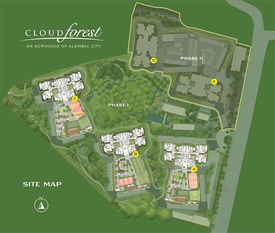 Layout plan of Alembic Cloud Forest