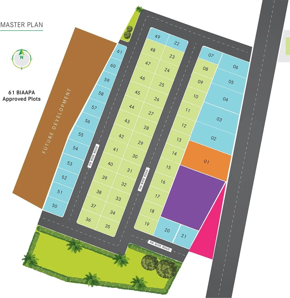 Layout plan of Century Eden