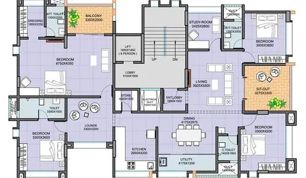 Godrej Florenne floor plan 1