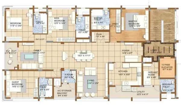 Godrej Florenne floor plan 4