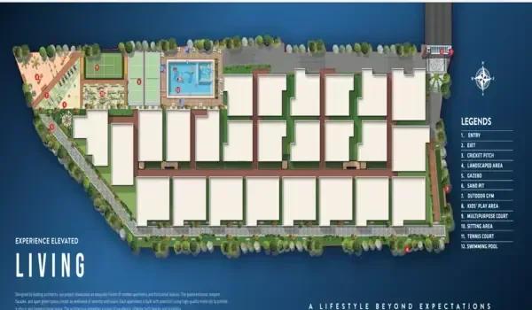 Sampoojitha Heights master plan