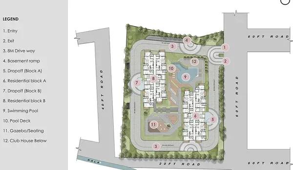 42 Estates Codename Light of South master plan