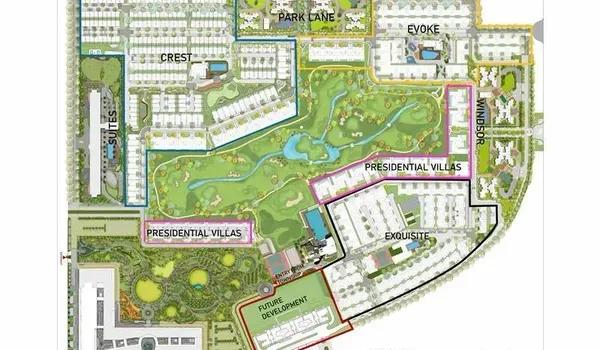 Crown Residences at Godrej Golf Links master plan