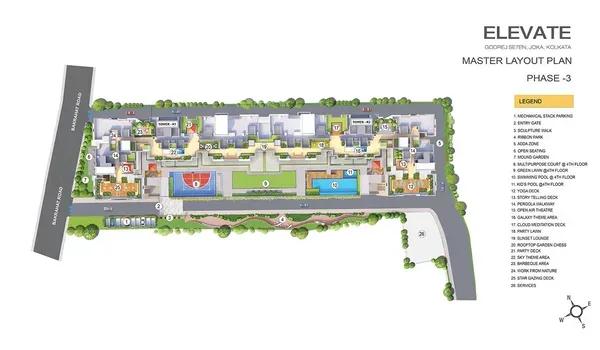 Elevate at Godrej Se7en master plan