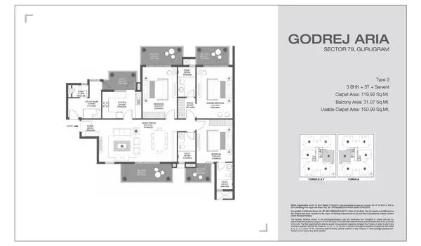 Godrej Aria floor plan