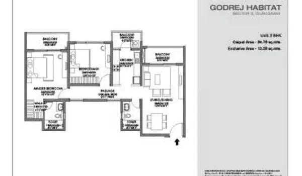 Godrej Habitat floor plan