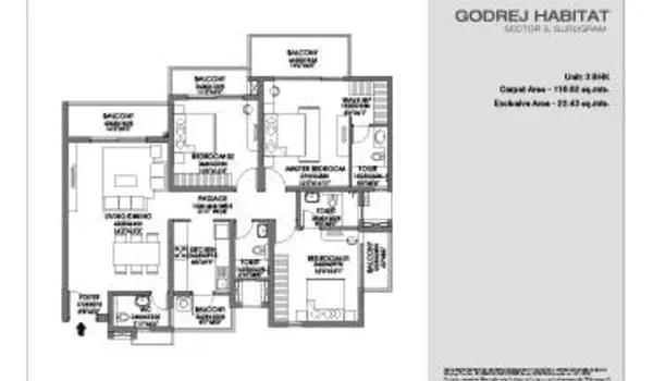 Godrej Habitat floor plan