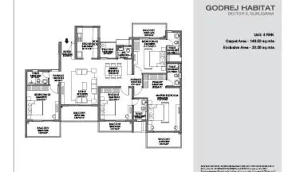 Godrej Habitat floor plan
