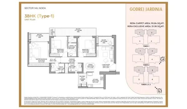 Godrej Jardinia floor plan