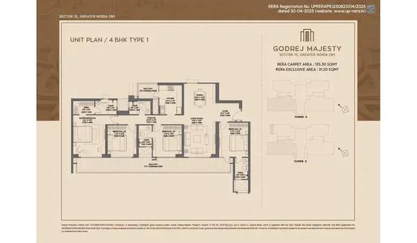 Godrej Majesty floor plan