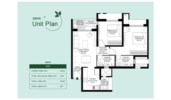 Godrej Meadows floor plan