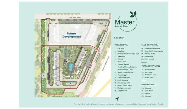 Godrej Meadows master plan