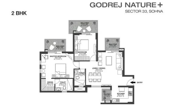 Godrej Nature Plus floor plan