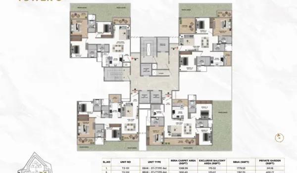 Fortune Seven floor plan