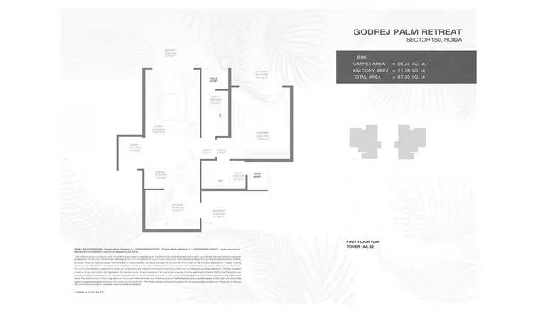 Godrej Palm Retreat floor plan