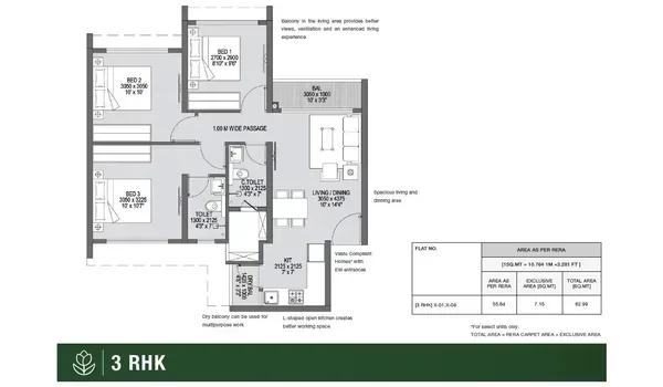 Godrej Park Greens floor plan