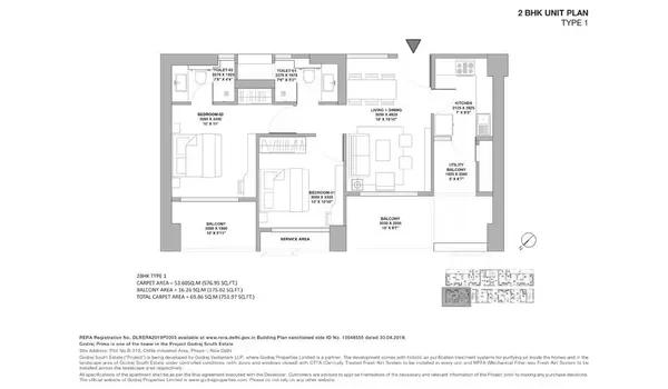 Godrej Prima floor plan
