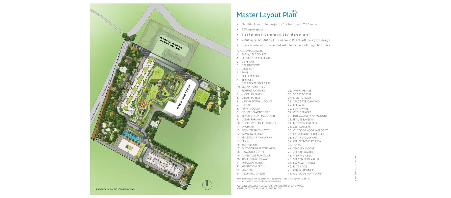 Godrej Park Retreat master plan