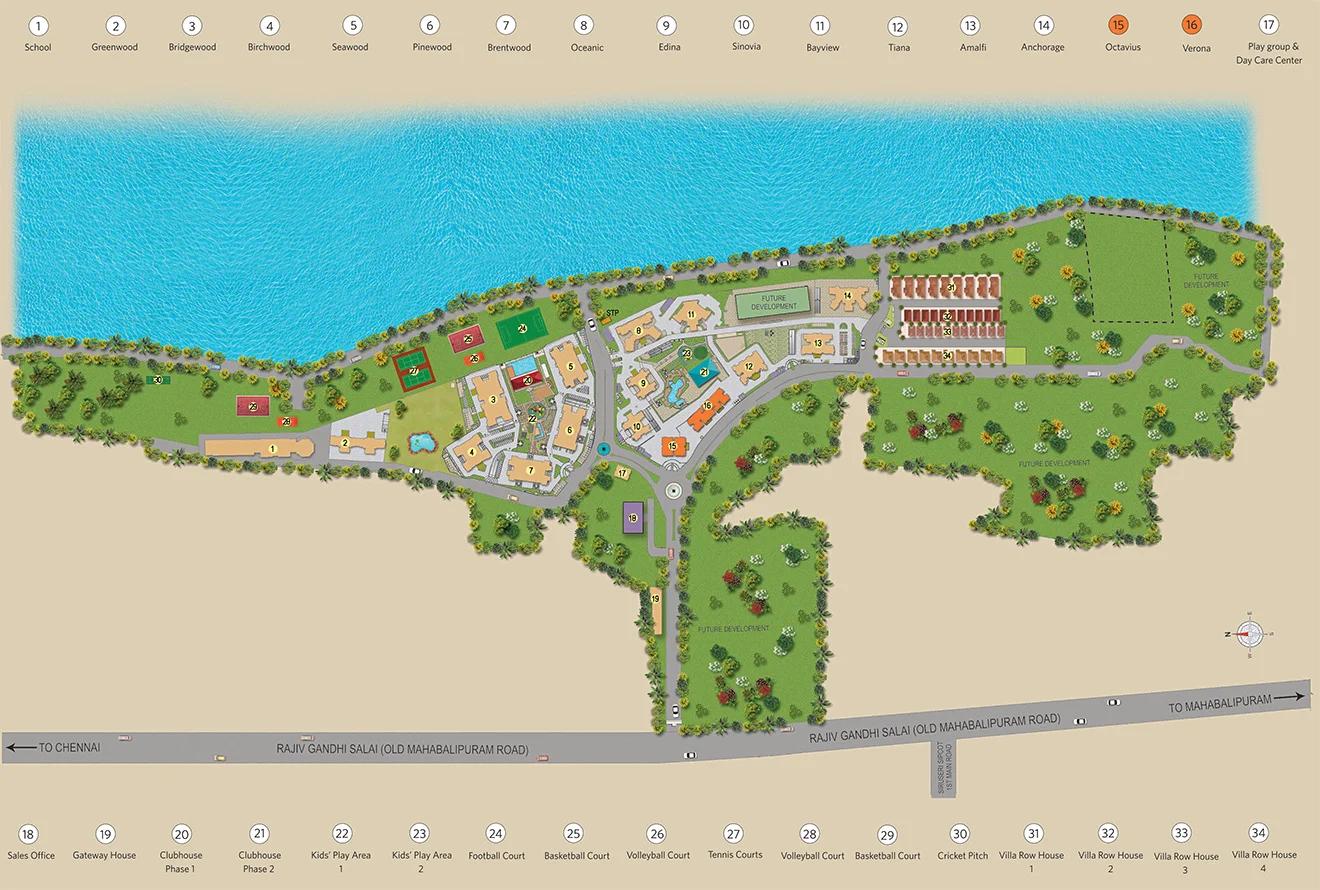 Layout plan of House of Hiranandani OMR