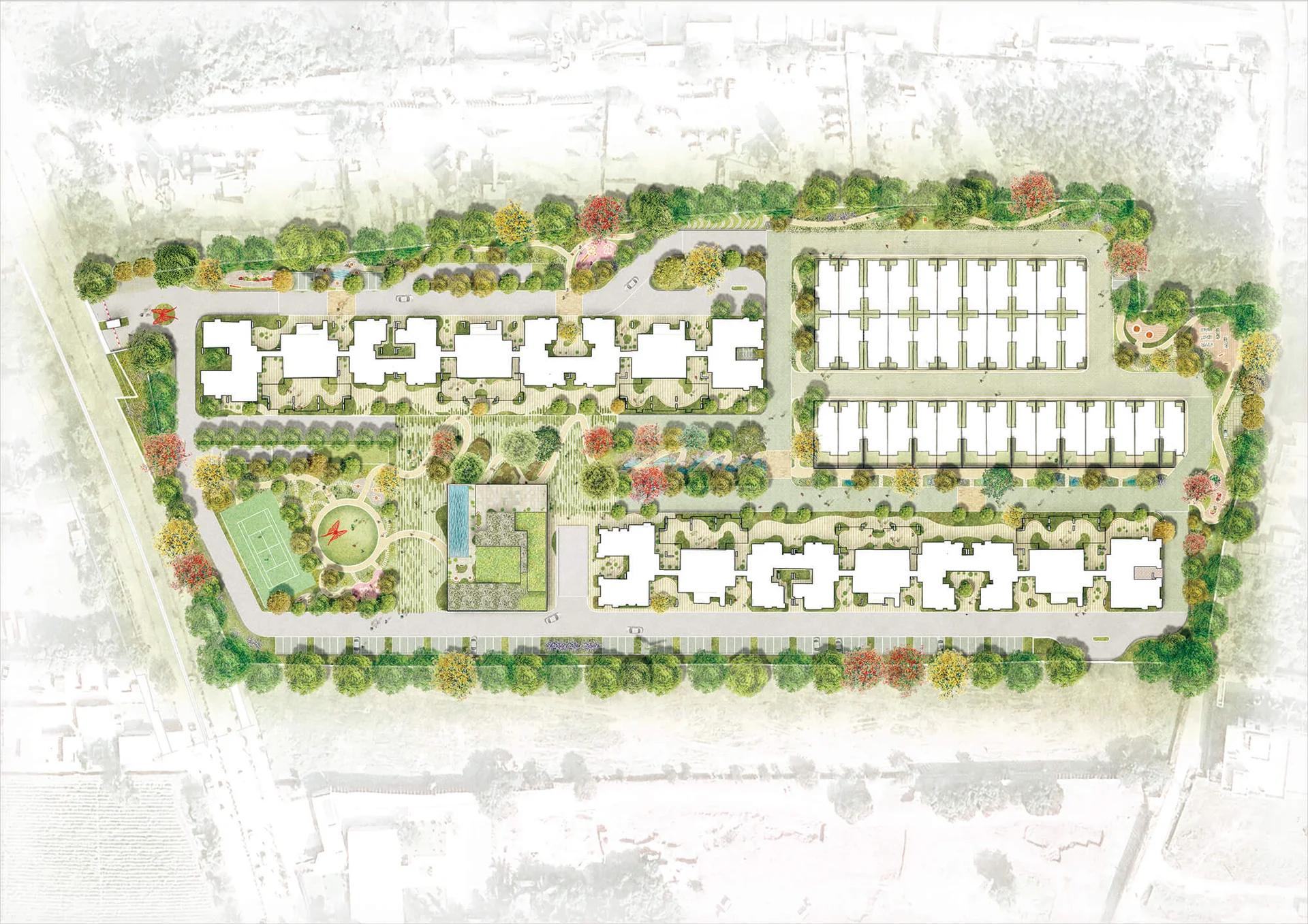 Nikoo Homes 8 Phase 2 master plan of the Bellahalli campus