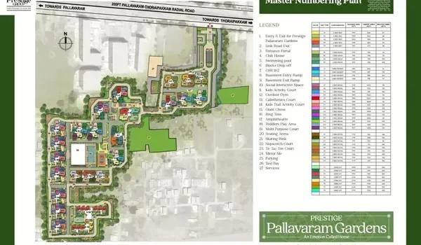 Prestige Pallavaram Gardens master plan