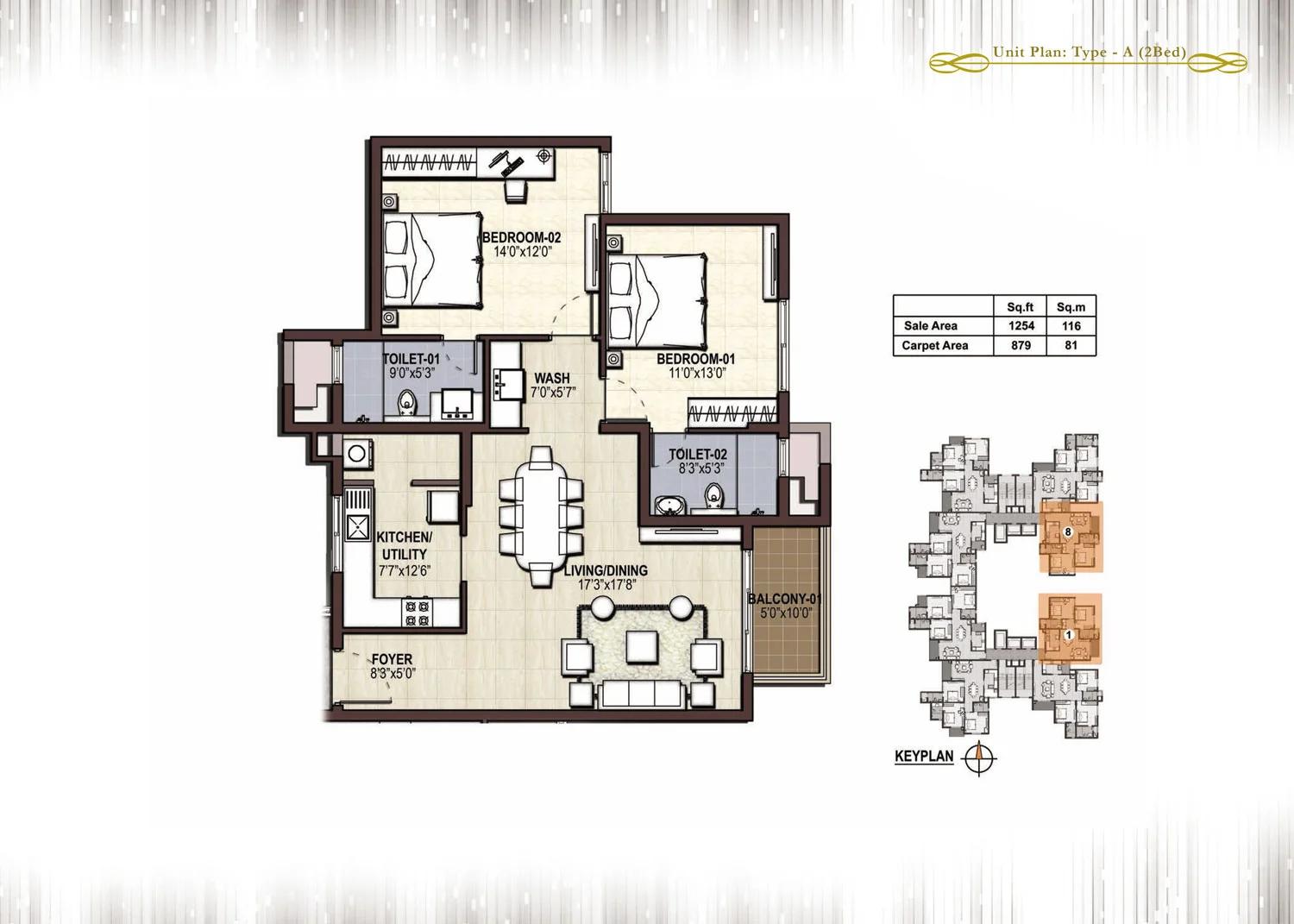 Prestige Panorama unit plan