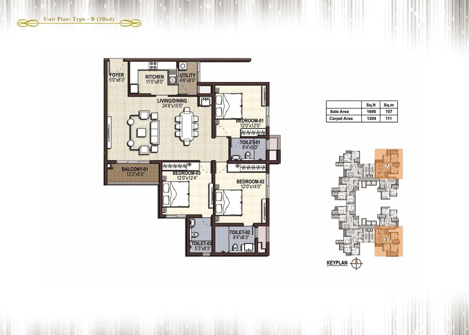 Prestige Panorama unit plan